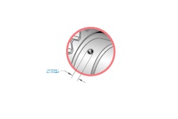 The hole in a shaft should not exceed 1/3 of the shaft diameter.