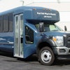 A shuttle bus featuring US Hybrids' plug-in fuel cell technology.