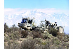 The global nature of the oil and gas industry means seismic vibrator vehicles may be operated in challenging mountainous terrain.