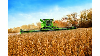Combine_and_645FD_Soybeans