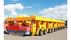 The ladder-type frame of the SCHEUERLE Non-Cassette Carrier enables the transportation of up to 250 tons of steel plates without the need for pallets, which customers said were cumbersome to store or dispose of after shipping the steel.