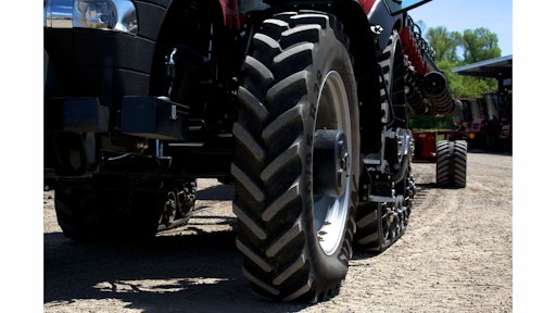 Mitas VF 380 95R38 HC 2000 mounted on the Magnum Rowtrac tractor.