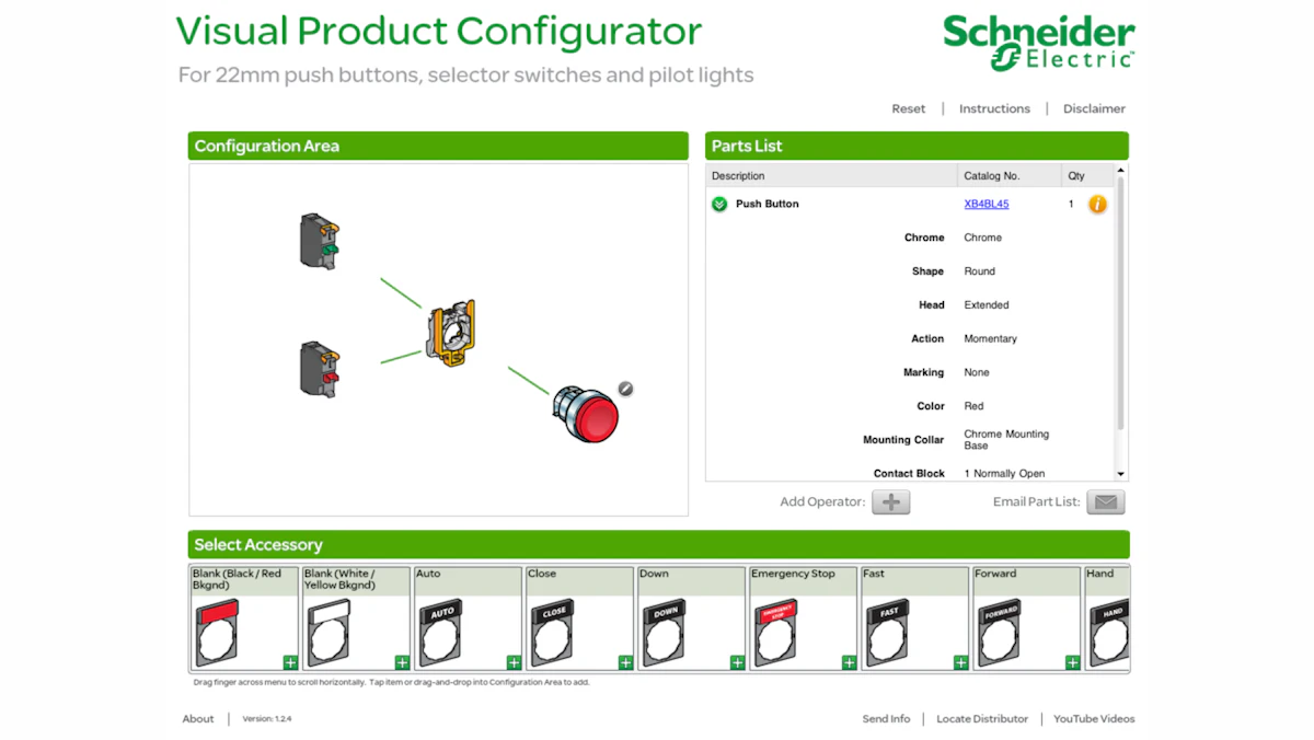 22mm Push Button Configurator From: Schneider Electric | OEM Off-Highway