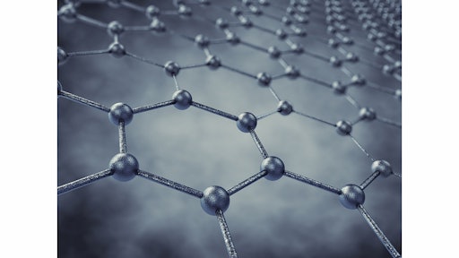 The hexagonal structure of Graphene makes it well suited for use as a lubricant.