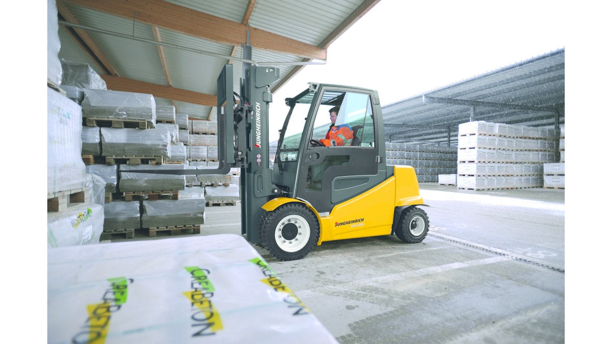 Mitsubishi Caterpillar Forklift America introduces Electric Pneumatic