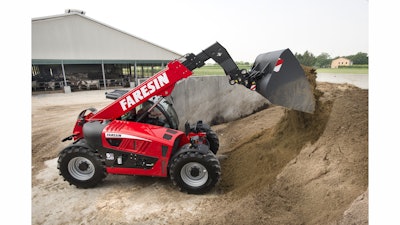 Faresin Industries Telescopic Handler Working 546f4598eceee