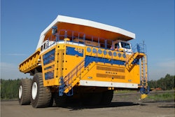 The Belaz 75710 dump truck has a payload of 450 tonnes