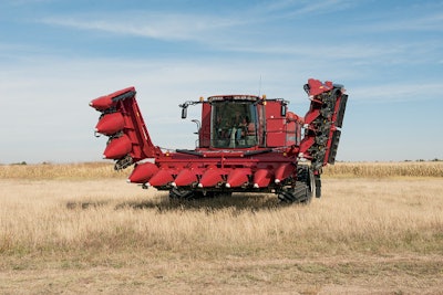 Flip-up tall corn attachment for the 4400 Series corn heads