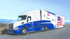 In February 2014, the Cummins-Peterbilt SuperTruck achieved 10.7 mpg during real-world driving conditions.