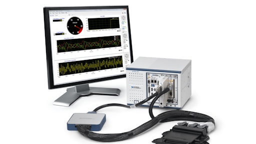 FPGA technology within the NI electric motor simulation toolkit enables fast, deterministic simulations of power electronics and electric motors which require faster testing speed to accurately simulate the electronic system's behavior.
