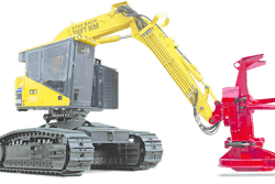 Komatsu XT460L 3 Track Feller Buncher 54bed30ad56cd