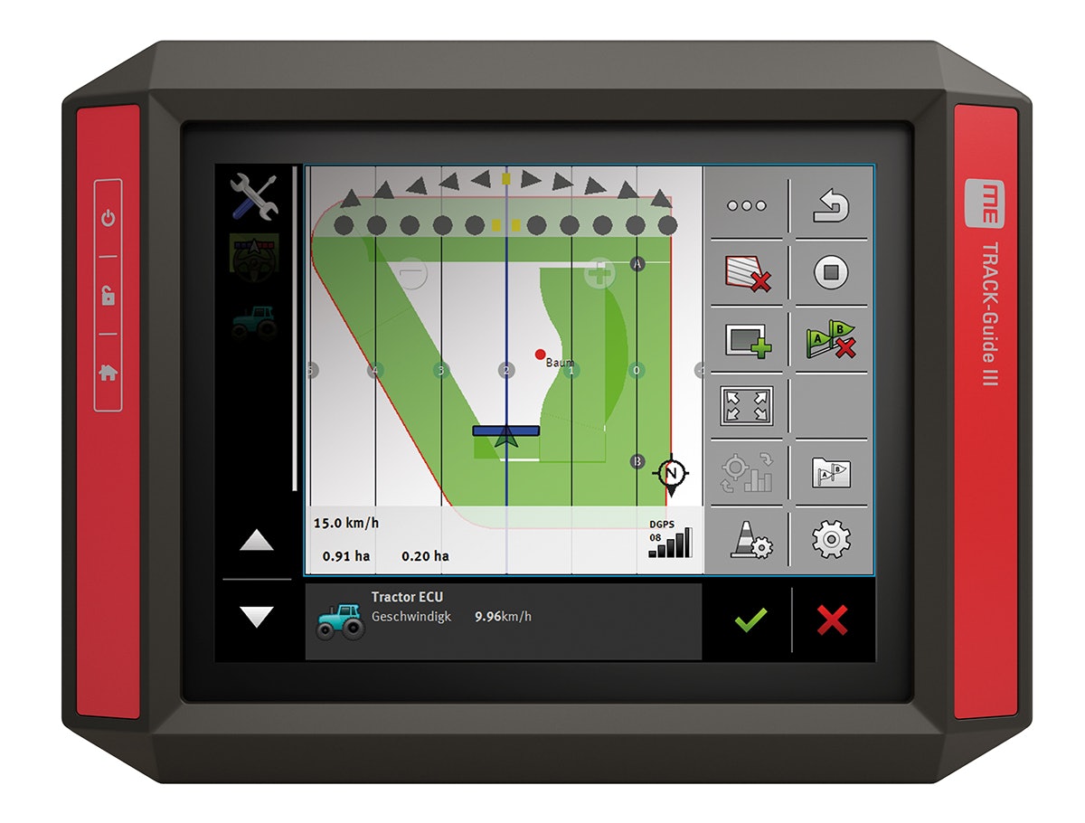 TRACKGuide III and TOUCH800 ISOBUS Displays From MuellerElektronik