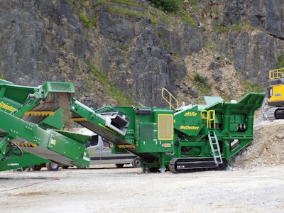 J45 McCloskey crusher with a Volvo Penta engine 54fdcdc0f1b16