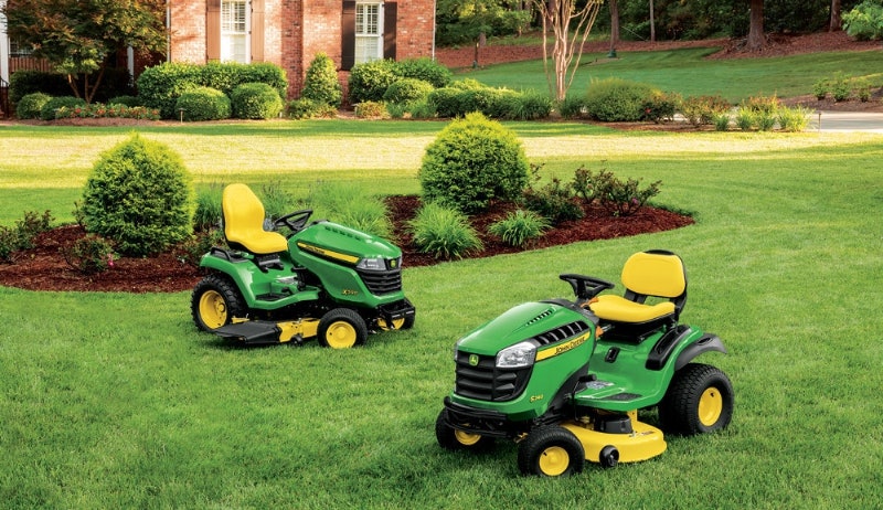 John deere e150 riding lawn online mower