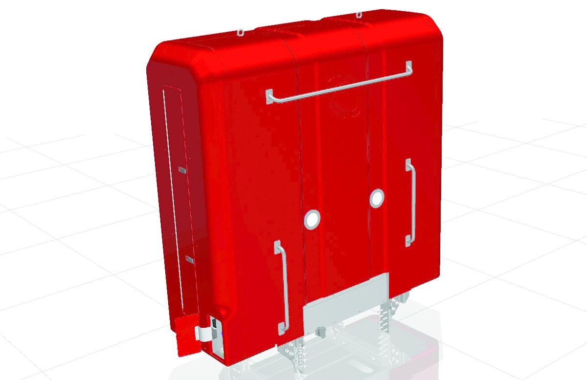 QCabLITE GEN II BackofCab Mounted CNG Fuel Module From Quantum Fuel