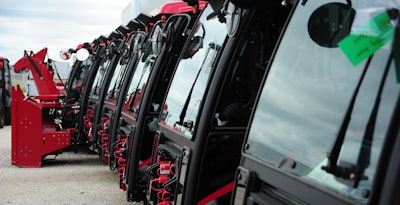 Newly-completed MacLean MV units awaiting shipment at the company’s Owen Sound, Ontario manufacturing facility.