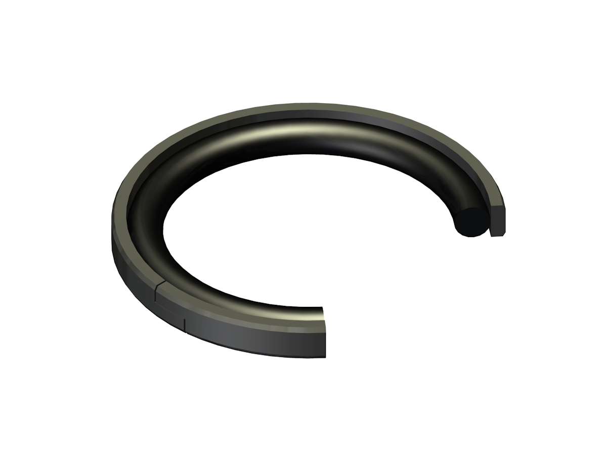 Hallite Seals 714 High Pressure Compact Double Acting Piston Seal From