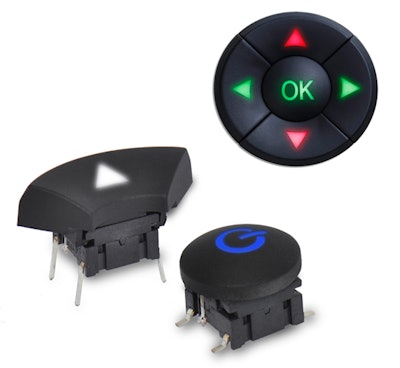 NAVIMEC five-switch/five-cap switches