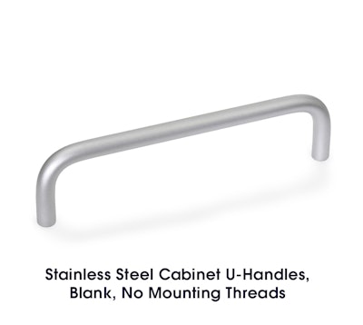 GN 425 3 Stainless Steel Cabinet U Handles Blank No Mounting Threads 041715 555b3a39a9d5b