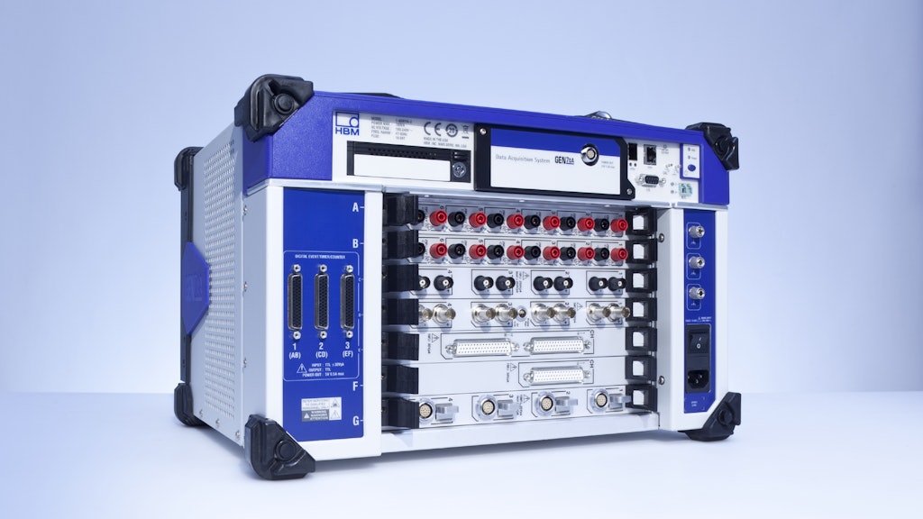 HBM GEN7tA Transient Recorder and Data Acquisition System From: HBM ...