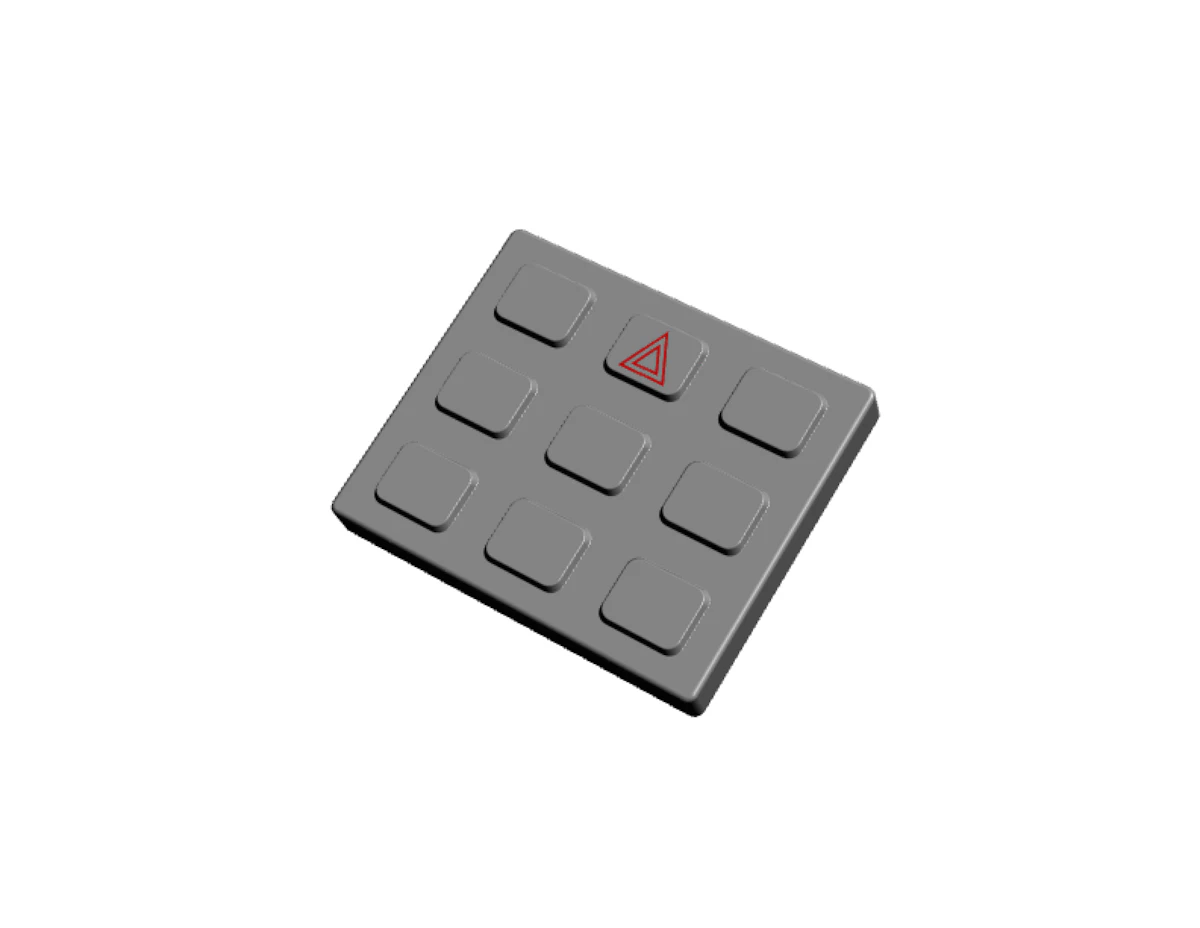 Marlin Technologies Nine Pushbutton Keypad with CANbus From: Marlin ...