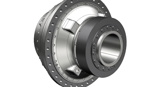 Shrink disc in two parts