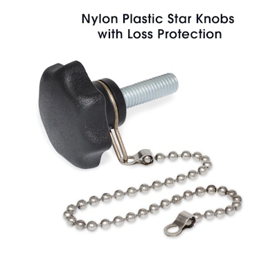 Nylon Plastic Star Knobs with Loss Protection GN6336 13 071015 559ff77d884a4