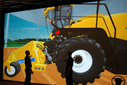 Virtalis' virtual reality technology enables companies like New Holland to better visualize their equipment designs.