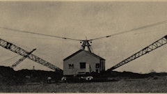 The Double Boom Excavator is seen here equipped with two 2.5 cu. yd buckets at work near Mounds, LA.