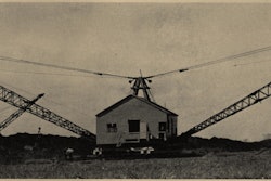 The Double Boom Excavator is seen here equipped with two 2.5 cu. yd buckets at work near Mounds, LA.