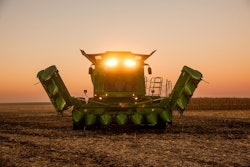 The 612FC Folding Corn Head from John Deere allows operators to cover more acres per day while reducing overall operating costs.