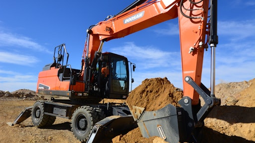 Doosan DX210W 5Excavator 560ad261bd07b