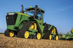 John Deere's 9RX four-track tractor.