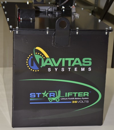 Navitas Systems Starlifter Deep Cycle Lithium Forklift Battery Side Top View 5602f8ee4d2f9