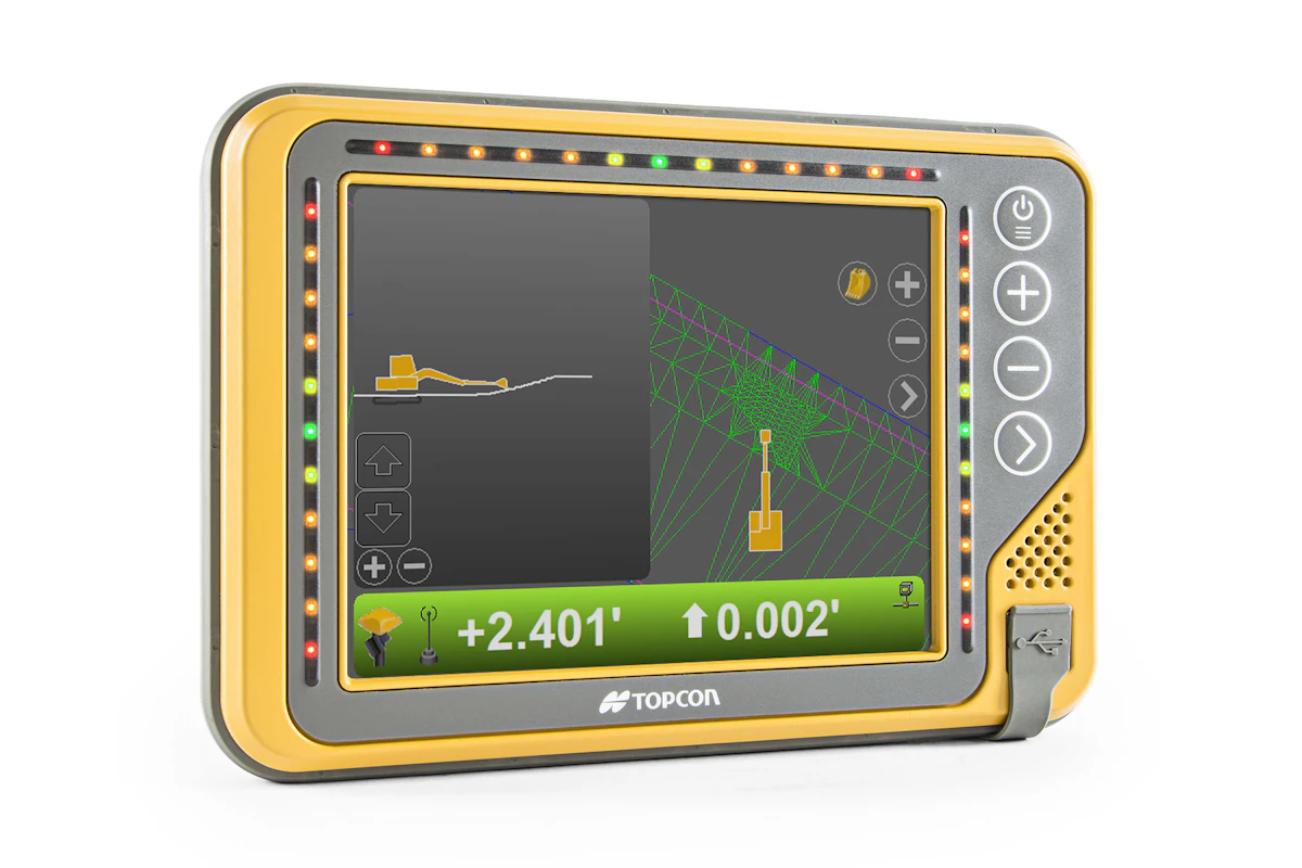 Topcon GX-55 Control Box for Machine-Controlled Excavation From: Topcon ...