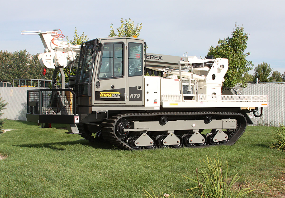 Terramac introduces RT9 customized with digger derrick for utility ...