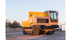 Terramack introduced its new RT14 rubber track crawler carrier at ICUEE 2015.