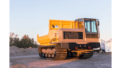 Terramack introduced its new RT14 rubber track crawler carrier at ICUEE 2015.