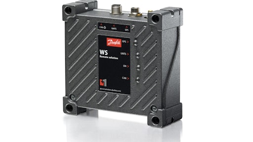 The “plug-and-perform” telematics platform offers capabilities including data analysis, remote diagnostics, remote change of system parameters, machine location and tracking, and machine efficiency monitoring and analysis.