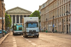 Renault Trucks D all-electric vehicle which generates no noise or polluting emissions