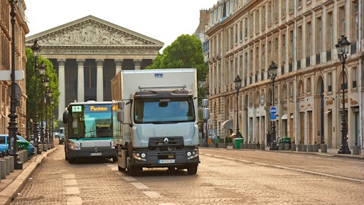 Renault Trucks D all-electric vehicle which generates no noise or polluting emissions
