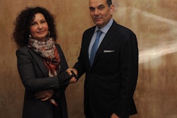 Sonia Bonfiglioli (left), Bonfiglioli Riduttori SpA Chairman, and Enrico Carraro, Carraro SpA Chairman.
