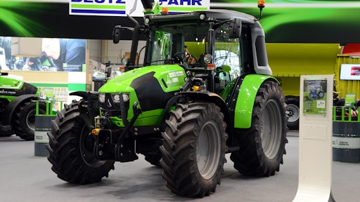 SAME Deutz Fahr introduces CNG powered tractor at Agritechnica