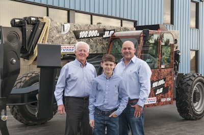 L to R: Jerry Reinhart’s father, Jerry Reinhart’s son, Jerry Reinhart