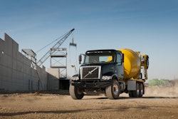 Two Volvo VHD 200 concrete mixer models will be on display at World of Concrete 2016.