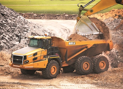 Bell ESeriesArticulatedDumpTruck 56b10a45ec3a0