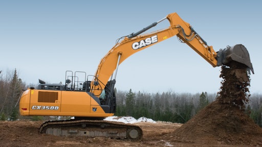 The Case D Series excavators use the Case Intelligent Hydraulic System (CIHS), which incorporates Boom Economy Control, Auto Economy Control, Swing Relief Control and Spool Stroke Control.