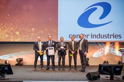 CLAAS courtesy supplierday award to Comer Industries DBaruffi MStorchi 56c32f6e0c495