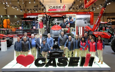 The Case IH stand at FIMA 2016.