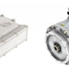 The TM4 MOTIVE system for Ballard Power Systems includes the C0150 inverter (left) and the HSM20 motor (right).